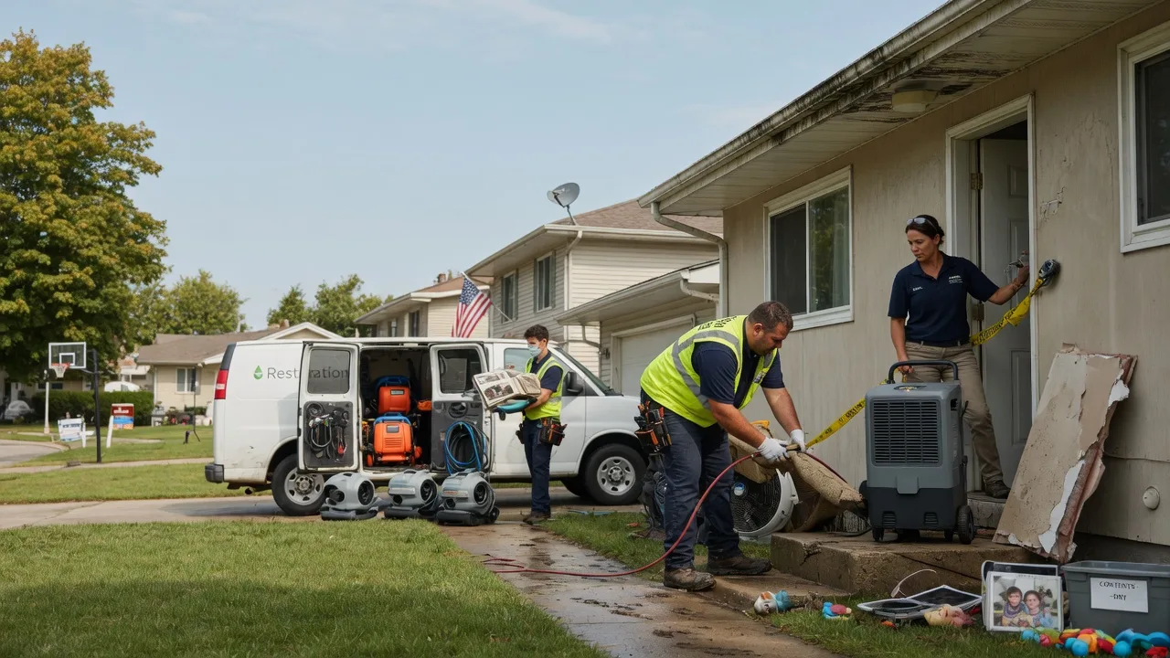 Water Damage Restoration in Levering, MI near me